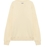 Sudadera Autry cuello redondo amarillo claro